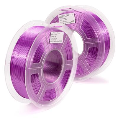 China iSANMATE Purple PLA Filament 1.75mm PLA Silk 3d Printer Filament Environment Friendly for sale