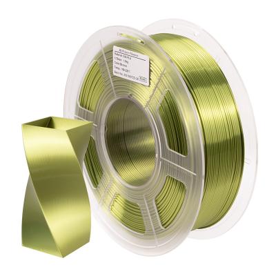 China Strong Pla Hardness PLA Filament 1.75mm PLA 1kg/spool Silk Bronze Color For 3d Printer Filament for sale