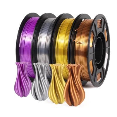 China iSANMATE 3d Printer Filament Silk PLA Filament 1.75mm Big Packing 4 Colors PLA Silk 1kg/spool for sale