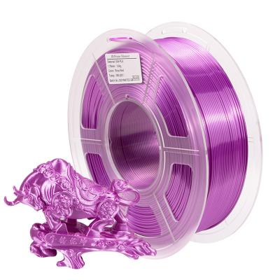 China 3D Printer Filament Vacuum Pack and High Quality Purple Compound 3d Printer Filament iSANMATE Silk Filament 1.75mm for sale