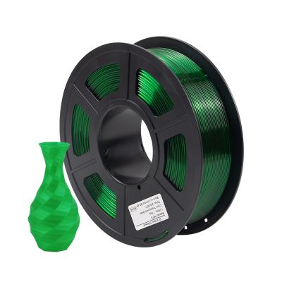 China 3D printer filament best quality petg 3d printer filament 1.75mm transparent green petg filament with cheap price for sale