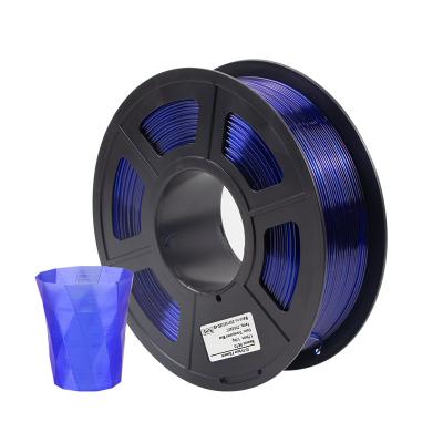 China transparent blue 3d printer filament wholesale price petg filament 1.75mm petg 3d printer filament for FDM 3d printer for sale