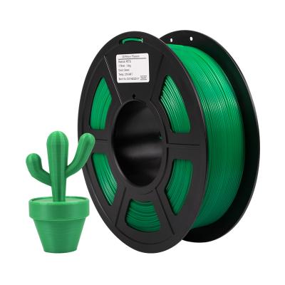 China 3D printer filament high quality petg filament 1.75mm green petg 3d printer filament with strong hardness low shrinkage for sale