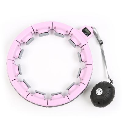 China Smart PP Polynesian Dance Hoops For Adults Weight Loss Weighted Hoola Circle For Adults, Hula Aro for sale