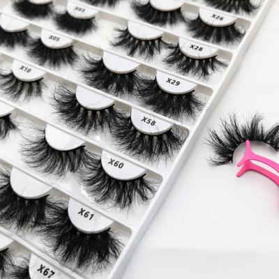 China New hot sale lasheswholesale seller mink lashes3d sensitive 3d mink eyelash 25mm wholesale mink eyelash with eyelash box packing for sale