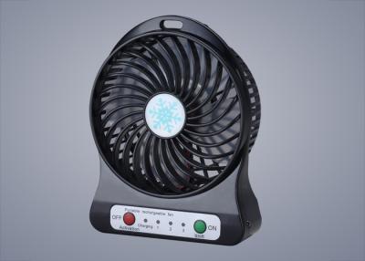 China Stand USB Mini Fan Rechargeable Hand Held Fan , Desk Cooling Fans for sale