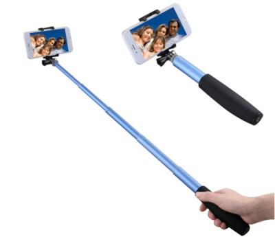 China Logo Mobile Phone Selfie Stick Portable Monopod For Smartphones for sale