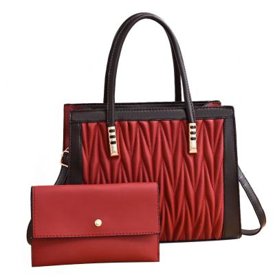 China High Quality Diamond Shoulder Bag Messenger Lady Bags Red Black Chain Handbag for sale