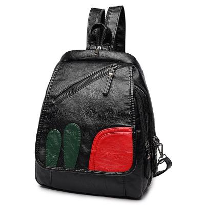 China Waterproof Genuine Leather Women's Backpack Luxury Hand Backpack Travel Computer Outdoor Backpack for sale