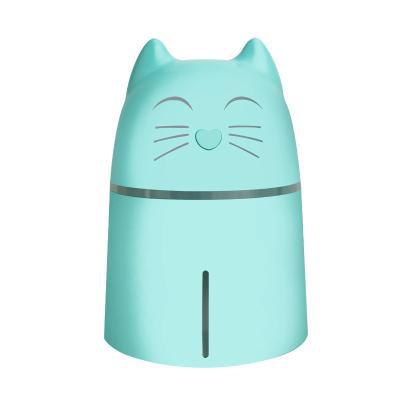 China Popular Car for Home Mini Portable Humidifier Cooper with Fan and Lamp Function Cat Style Scent Humidifier for Office and Car for sale