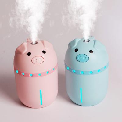 China Car Cool Mist Portable Mini Humidifier Nebulizer with Power Bank Car USB Ultrasonic Air Humidifiers Diffuser for sale