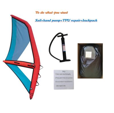 China Factory fast delivery unisex 3.2m SOUP inflatable sail+hand pump+backpack+repair for sale