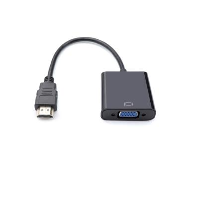 China Multimedia HD To VGA Adapter Converter Cable HD Male To VGA 1080P Female Without Audio Converter for sale