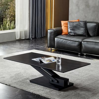 China Luxury Solid High Quality Home Office Square Top Style Marble Furniture Living Room Modern Coffee Table for sale