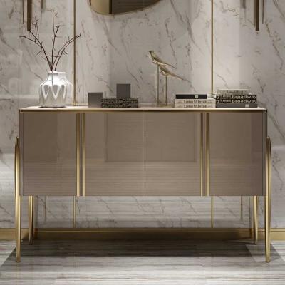 China New Latest Factory Design Solid Hot Sale Modern Custom Dining Room Sideboard Cabinet Home Furniture for sale