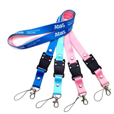 China Polyester Spare Polyester Printed U Disk Lanyard With USB Function Desktop Color Pull Lanyard for sale