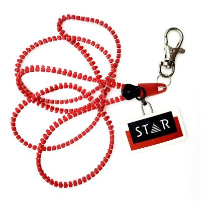 China PP factory direct sales of exquisite main chain lanyard and waterproof neck zipper lanyard welcome to consult for sale