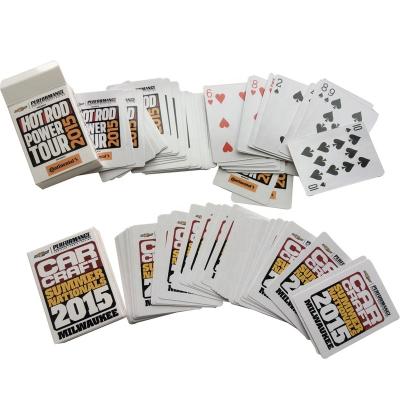 China Advertising/Promotion/Education Advertising Playing Cards For Trade Show Promotional Gift for sale