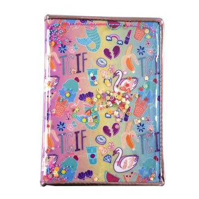 China Glittering Unique DIY Hardcover Book Gift Notebook Painting Magic Daily Journal Notebook for Kids for sale