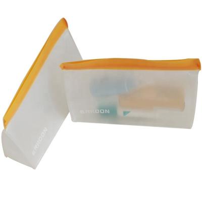 China EVA Cosmetic Bag Recyclable Biodegradable Makeup Bag with Zip for sale