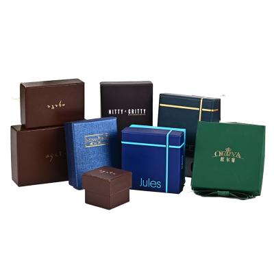 China Small Handmade Decorative Square Bracelet Display Box Cardboard Jewelry Gift Boxes for sale