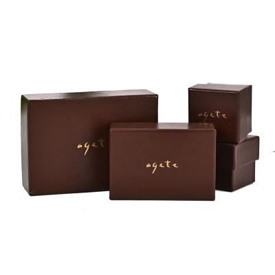 China Handmade Custom Logo Printed Luxury Sliding Small Earring Set Paper Packaging Jewelry Box for sale