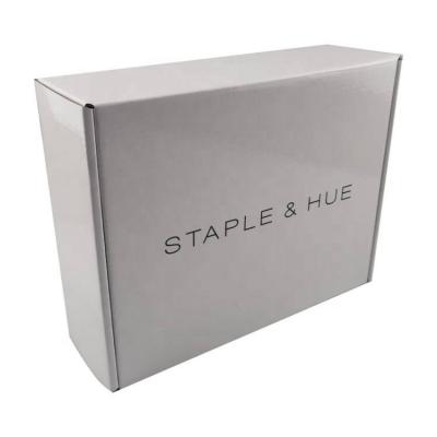 China Posting Shipping White Cardboard Kraft Box Corrugated Shipping Shipping Boxes For Business Posting for sale