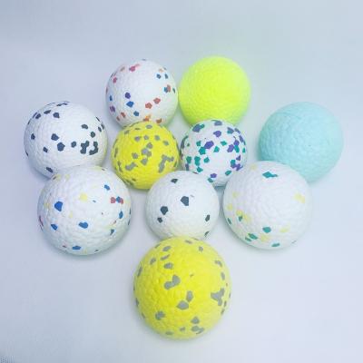 China Hot Sale ETPU Dog Chew Ball Durable Dog Tennis Ball Stuffed Dog Bite Resistant Interactive Floating Elastic Ball for sale