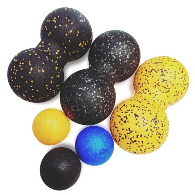 China Fitness PPE Soft Custom High Density Foam Relax Deep Foot Massage PPE Peanut Ball Massage Foam Roller Set for sale