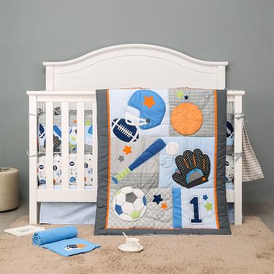 China Crib Baby Airpline Bedding Sets New Crib Anti-pilling Cotton for sale