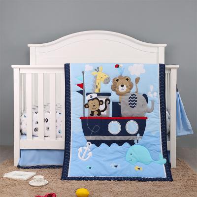 China Disposable Lower Price Infant Bedding Sets Luxury Jacquard for sale