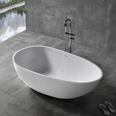 China Easy Clean Sink Frank Five Stars Hotel Bathtub Freestanding Bathtub Spa Bathtub Bathroom Artificial Stone Jucuzzi Tub for sale