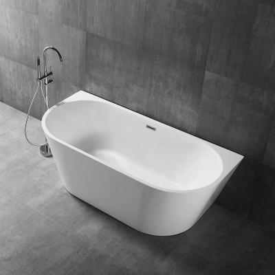 China Easy Clean Modern Resin Tub Built-In Bathtub Sink Bathtub For Bathroom for sale