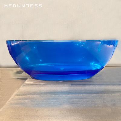 China Easy Clean Wash Basin Custom Colors Freestanding Bathtub Swirls Bathtubs Stone Clear Transparent Bath Tub Shower Tub for sale