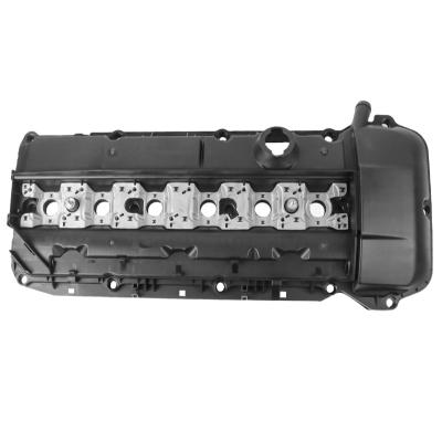 China BBmart Auto Wholesale Auto Part Factory Parts Aluminum Car Engine Cylinder Head Valve Cover For BMW OE 11121432928 M54 -09/02 for sale