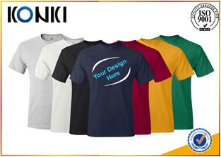 China Camiseta de manga corta para hombre cómoda de la camiseta con el cuello redondo muchos colores en venta