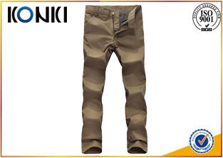 China Comfortable Mens Custom Pants Anti - Wrinkle With Polyester / Cotton Material for sale