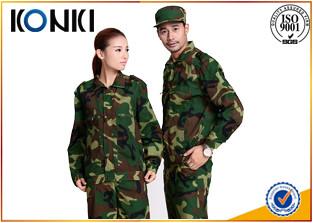 China Long Sleeve Forest Camouflage Military Uniforms BDU / ACU Army Battle Dress Uniform for sale