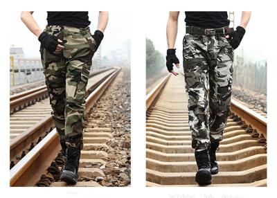 China Military Camouflage Pants For Field Training , Camo Cargo Pants For Men for sale