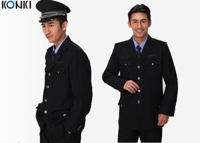 China Single Breasted Jacket Security Guard Uniform Long Sleeve For Men for sale