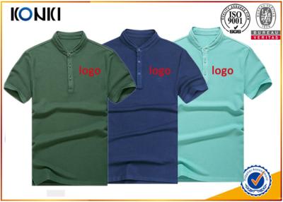 China Men'S Navy Color Personalized Polo Shirts Stand Collar Fashion T - Shirt for sale