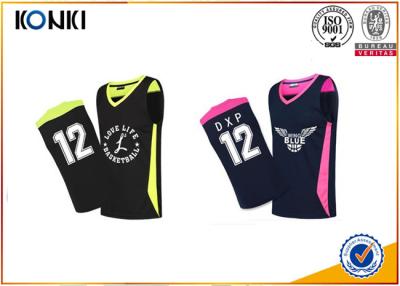 China Mesh Fabric Custom Sports Apparel Basketball Uniform For Adults Womens / Men for sale