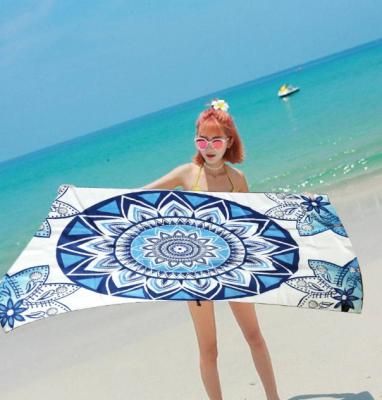 China 100% cotton quality jacquard oversized beach towel luxury custom made great gift safe for kids promotion for sale