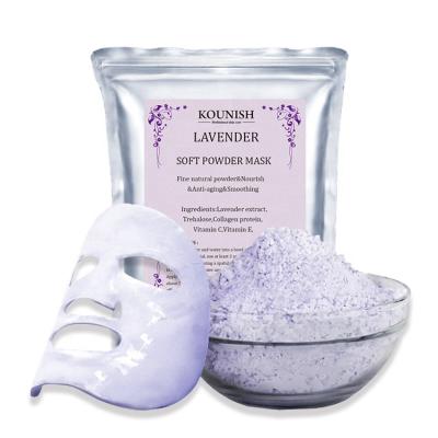 China Korean Skin Care Nourishing Natural Organic Purple Peel Facial Modeling For Acne Face Powder Soft Mask for sale