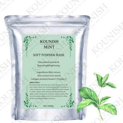 China Nourishing Korean Natural Top Selling Peppermint Treatment Acne Skin Care Powder Face Mask for sale