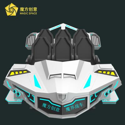 China New Metal Magic Space Virtual Reality Theme Park 6 Seats VR Cinema Motion VR Equipment 9D VR Chair Simulator for sale