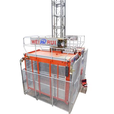 China SC200/200 Hotel Construction Elevator Crane SC200/200 Rack And Pinion Construction Lifter Construction Crane for sale