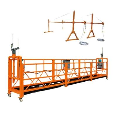 China ZLP800 Maintenance Unit Chinese Galvanized Construction Rope Suspended Platform Construction Cradle for sale