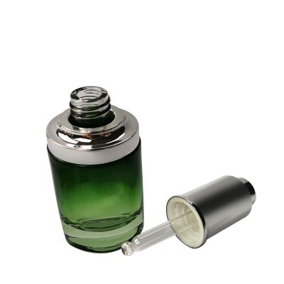 China Factory Cosmetic Supply Frosting Glass Dropper Bottles Glass Serum Dropper Bottle for sale