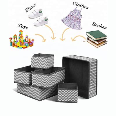 China Sustainable Non Woven Foldable Toy Shoes Clothes Books Organizer Set for sale